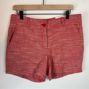 LOFT Red Mid-Rise Shorts NWT | Size 6